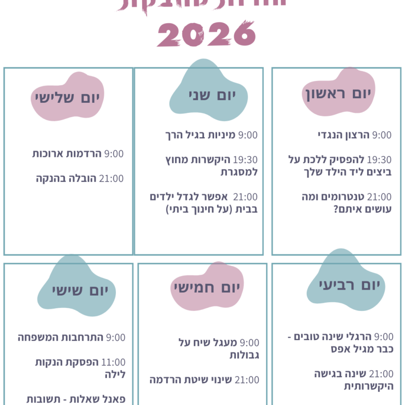 כנס הורים של הורות מחבקת 2026 (גישה לחודשיים)